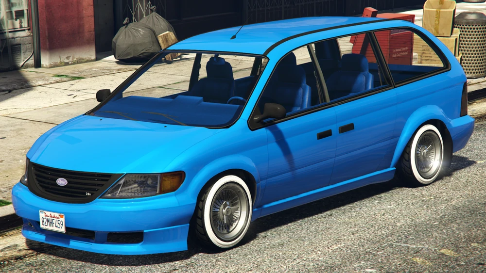 GTA 迷你厢型车改装版(Minivan Custom) 原型 - GTA载具之家 - GTA载具之家