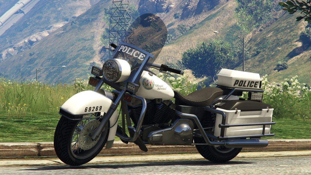 GTA 警用摩托车/警用機車(Police Bike) 原型 - GTA载具之家 - GTA载具之家