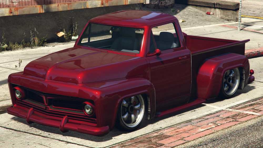 GTA 大满贯皮卡改装版/斯拉姆萬改裝款(Slamvan Custom) 原型 - GTA载具之家 - GTA载具之家